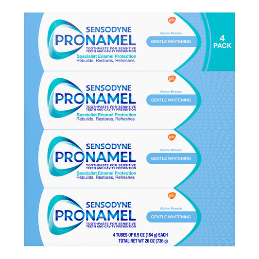 Sensodyne Pronamel Gentle Whitening Fluoride Toothpaste, 4 ct.