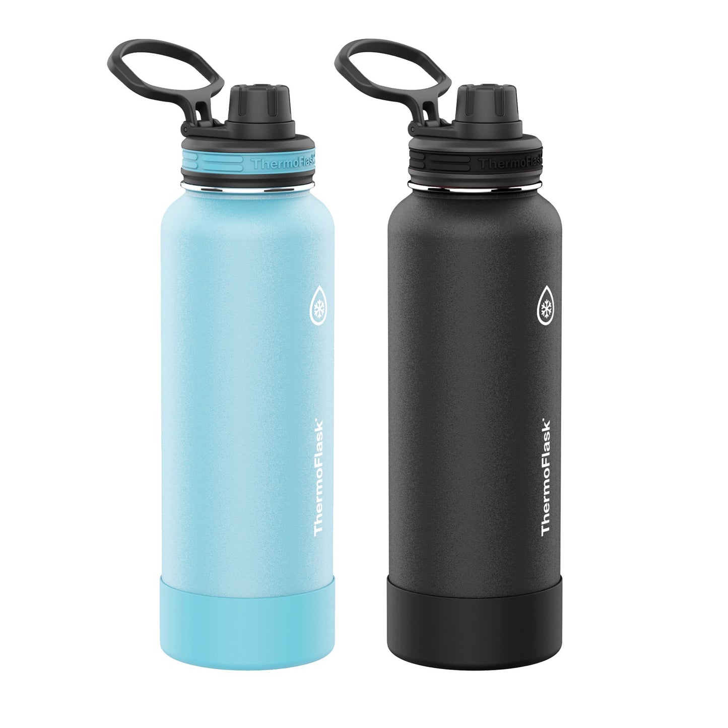 Thermoflask 40 oz. Spout Bottle, 2 pk. - Midnight/Stone