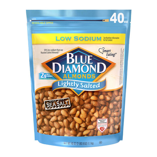 Blue Diamond Lightly Salted Whole Almonds, 40 oz.