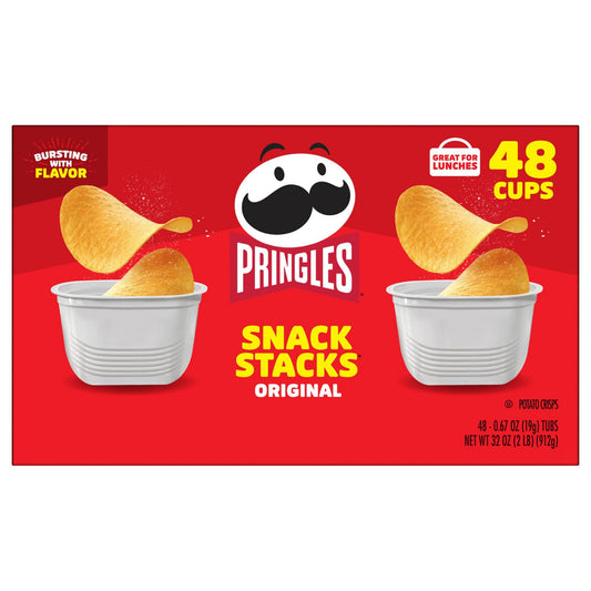 Pringles Original Flavor Snack Stacks, 48 ct.