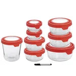 Anchor Hocking TrueSeal Glass Food Storage, Set of 16