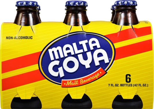 Goya Malt Beverage, 7 Fl Oz, 6 Count