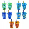 Ello Kids 12-Ounce Color Changing Tumblers with Lids and Straws, 10 Pack, Choose Color