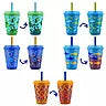 Ello Kids 12-Ounce Color Changing Tumblers with Lids and Straws, 10 Pack, Choose Color