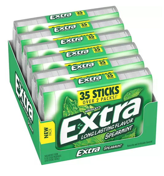 Extra Spearmint Sugar-Free Gum (35 ct., 6 pks.)