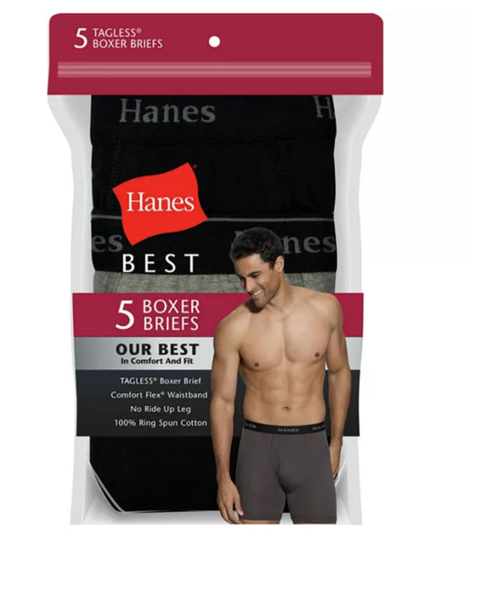 Hanes Best 5-Pack Boxer Brief